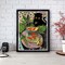 5D DIY Diamond Painting Kits for Adults,Cats Fishing for Goldfish Diamond Painting Full Drill Round Art Gems Diamond Art